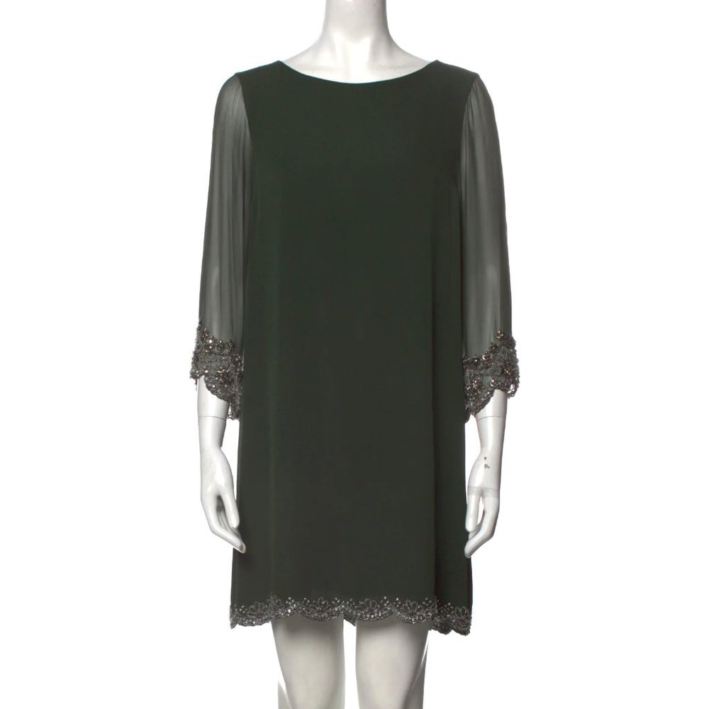 Alice + Olivia Silk Beaded Frieda Mini Dress